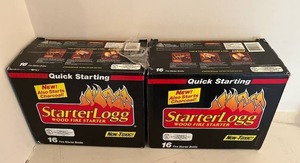 Starter Logg Wood Fire Starter Lot