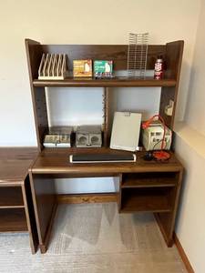 62 ComputerHome Office Desk and Extras - Lower Level.  Bring help to Remove