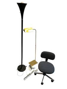 MCM Brass Lamp and More - Tallest Lamp is 67 Tall