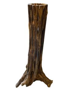 50 Faux Tree Stump Planter Decoration - Located in Basement.  Bring help to remove