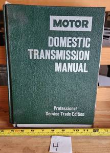 MOTOR DOMESTIC TRANSMISSION MANUAL