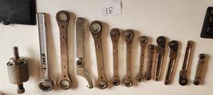 NICE LOT OF GEAR WRENCHES