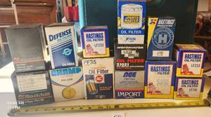 13 NEW OIL FILTERS