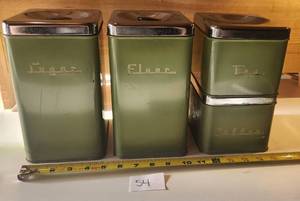 VINTAGE KITCHEN CANISTERS