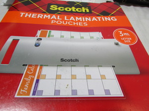 lot 92 image: Lamination Pouches