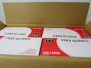 lot 114 image: Polyethylene Gloves