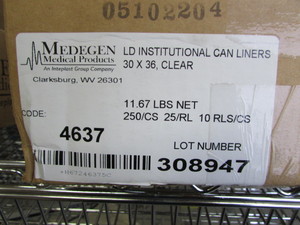 lot 184 image: Trash Can Liners