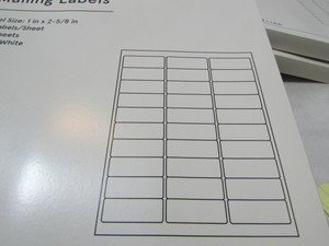 lot 190 image: Mailing Labels