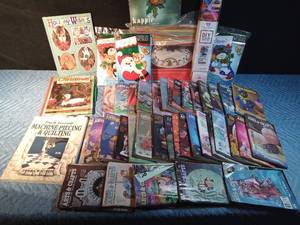 lot 96 image: Craft kits and craft books