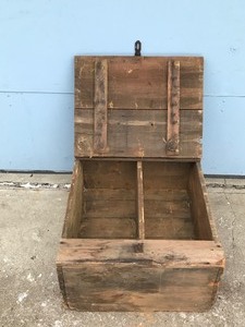 lot 277 image: Old Wooden Box - Not in the Best Shape