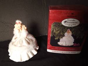 lot 131 image: 1997 Hallmark Club Edition Barbie ornament