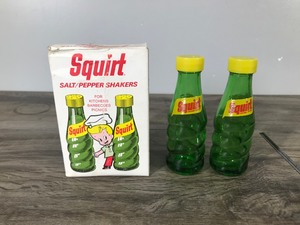 lot 317 image: 1974 Squirt Salt & Pepper Shakers in Original Box