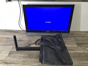 lot 329 image: Vizio 26 TV with Wall Mounting Bracket