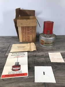 lot 348 image: Vintage Auto Motor Heater with Original Box and Manual