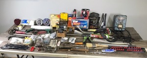 lot 370 image: Lot of Tools, Hardware and More