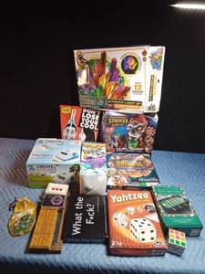 lot 179 image: Games, lab kits, and create a sticker machine