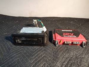 lot 199 image: Pioneer car stereo and RTX audio amp