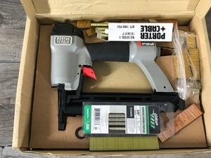 lot 393 image: Porter Cable NS 100A 14 Narrow Crown Stapler (Max psi 120)