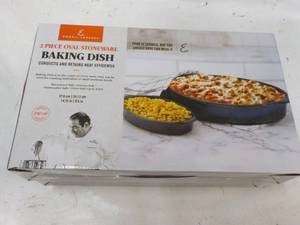 lot 14 image: Emeril Lagasse 2 piece Oval Stonewa...