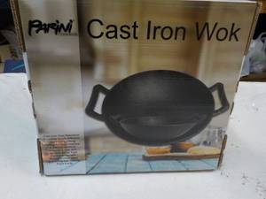lot 20 image: Parini Cast Iron Wok...