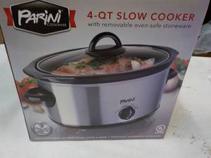 lot 21 image: Parini 4 qt Slow Cooker...
