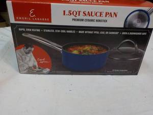 lot 24 image: Emeril Lagasse 1.5 qt Ceramic Sauce...