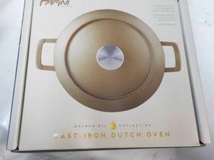 lot 39 image: Parini 2.4 Cast Iron Dutch Oven...