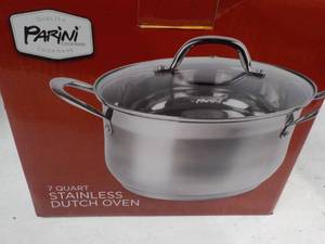 lot 44 image: Parini 7 qt Dutch Oven...