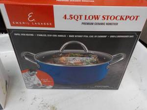 lot 54 image: Emeril Lagasse 4.5 qt Low StockPot...