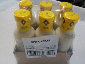 lot 203 image: 6 ct 12 oz Bottles Caesars Dressin...