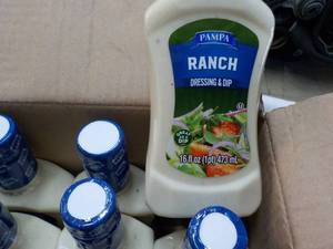lot 210 image: 12 ct 16 oz bottles Ranch Dressing...