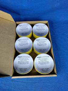 New Amazon Commercial General Purpose Vinyl Tape, 2 x 36 Yds, Yellow- Package Of 6