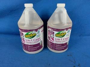 New 2 OdoBan Professional Series Cleaning 3-in-1 Carpet Cleaner Concentrate - 1 Gallon Each