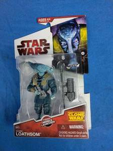 Star Wars Clone Wars 2009 General Whorm Loathsom Action Figure CW15