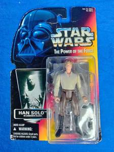 Star Wars Power of the Force Han Solo in Carbonite Block
