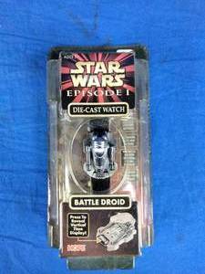 Hope Art Asylum Star Wars Episode 1 - Battle Droid Diecast Wrist Watch