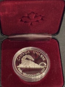 lot 96 image: 1986 Canada Silver Dollar Vancouver