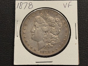 lot 84 image: 1878 Morgan Dollar 7 Tail Feathers Reverse of 1878