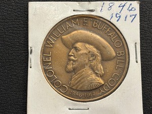 lot 16 image: Buffalo Bill Medallion