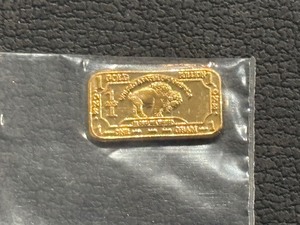 lot 22 image: 1 Gram .999 Fine Gold Bar