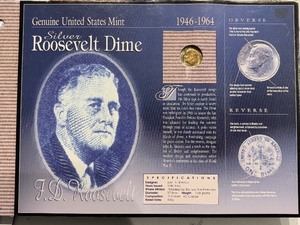 lot 55 image: Roosevelt Silver Dime