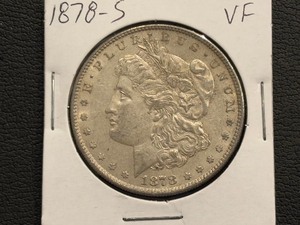 lot 61 image: 1878-S Morgan Dollar VF