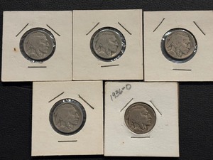 lot 70 image: Buffalo Nickels