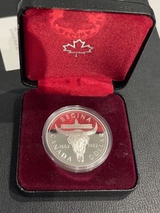 lot 74 image: 1982 Canada Silver Dollar Regina
