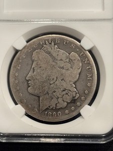 lot 46 image: 1890-CC Morgan Dollar