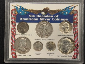 lot 52 image: Six Decades of Silver Coins