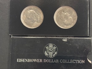 lot 53 image: Eisenhower Dollar Coins