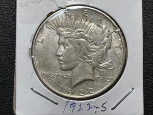 1922-S Peace Dollar