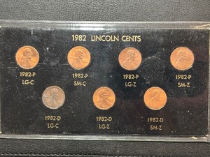 1982 Lincoln Cent Set