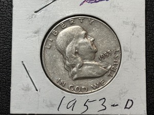 1953-D Franklin Half Dollar